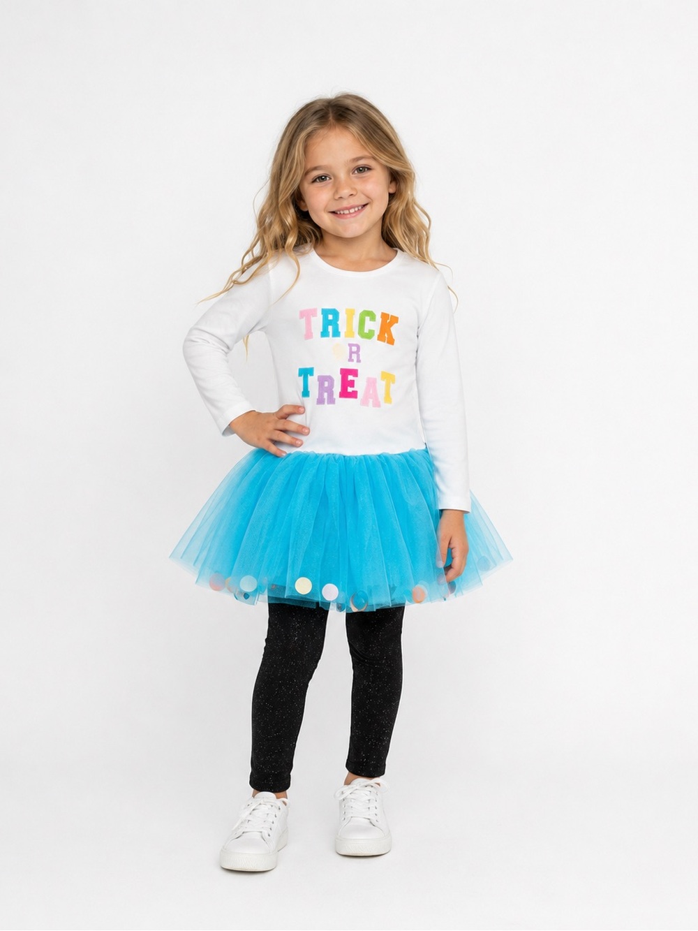 Counting Daisies 2-Piece Halloween Tutu Set